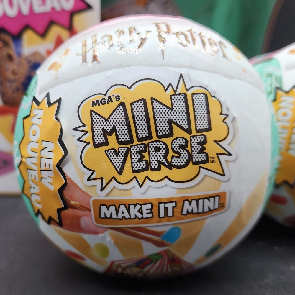 MGA Miniverse Harry Potter Honeydukes Make It Mini 11pc Set Box Mystery DIY Toy